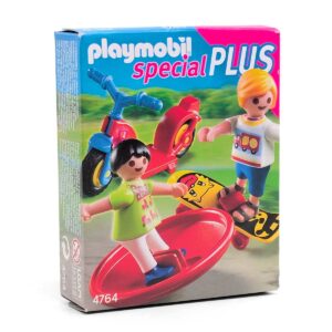 Playmobil 4764 Kinderen Met Step En Skateboard - Incl. Doos