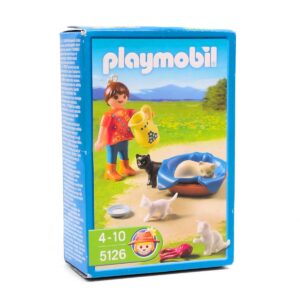 Playmobil 5126 Meisje Met Poezen Familie – Incl. Doos