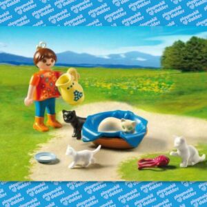 Playmobil 5126 Meisje Met Poezen Familie