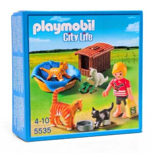Playmobil 5535 Poezen Familie met Mand – Incl Doos