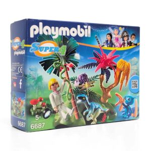 Playmobil 6687 Super4 Verlaten wereld met alien en Raptor - Nieuw in Doos