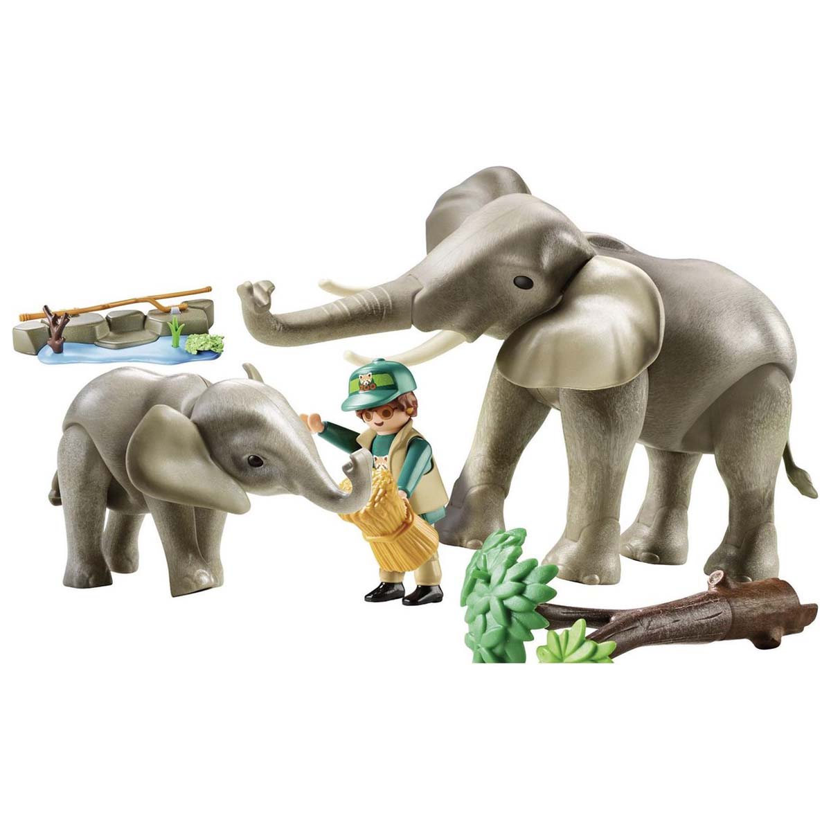 Playmobil 70324 Omheining met olifanten - Afbeelding 4