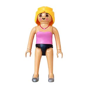 Playmobil Getinte Vrouw met ketting in onderkleding op hoge hakken