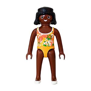 Playmobil Donkere Vrouw in ondergoed op hoge hakken