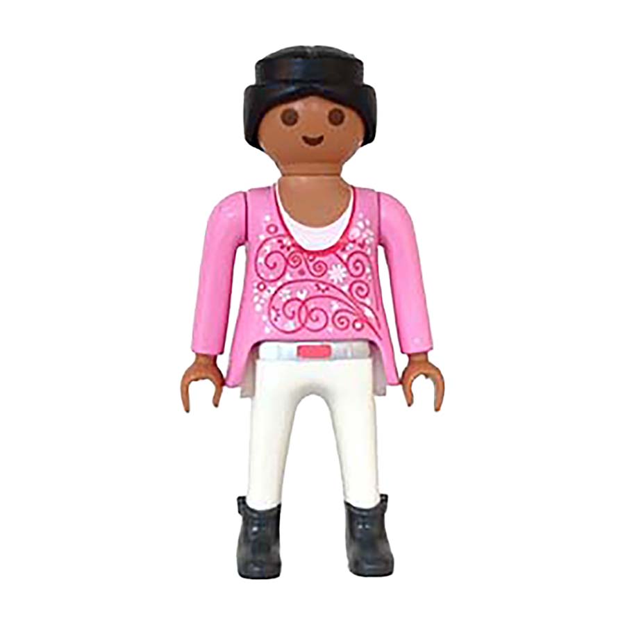 Playmobil Etnische Dame Buitenlandse Donkere Vrouw met Hoge laarsjes