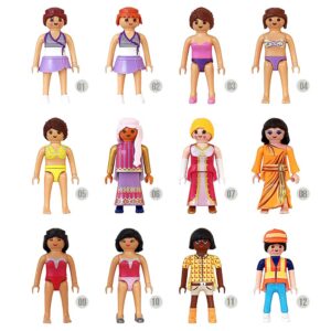 Playmobil Poppetje Verkeersregelaar, Hockeymeisje, Waarzegster, Vriendelijke Heks, Top Model