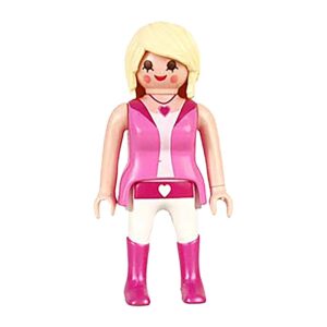 Playmobil Vrouw op hoge poten, Buurvrouw, Regeldame, Vampier, Paardenmeisje