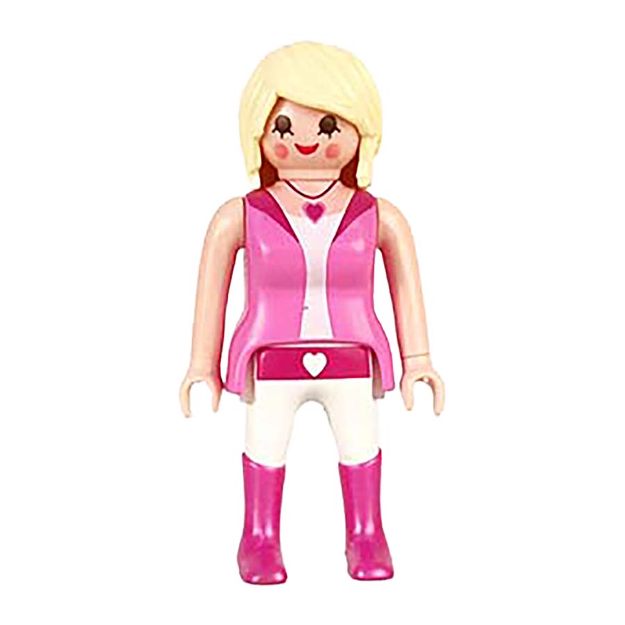 Playmobil Vrouw op hoge poten, Buurvrouw, Regeldame, Vampier, Paardenmeisje