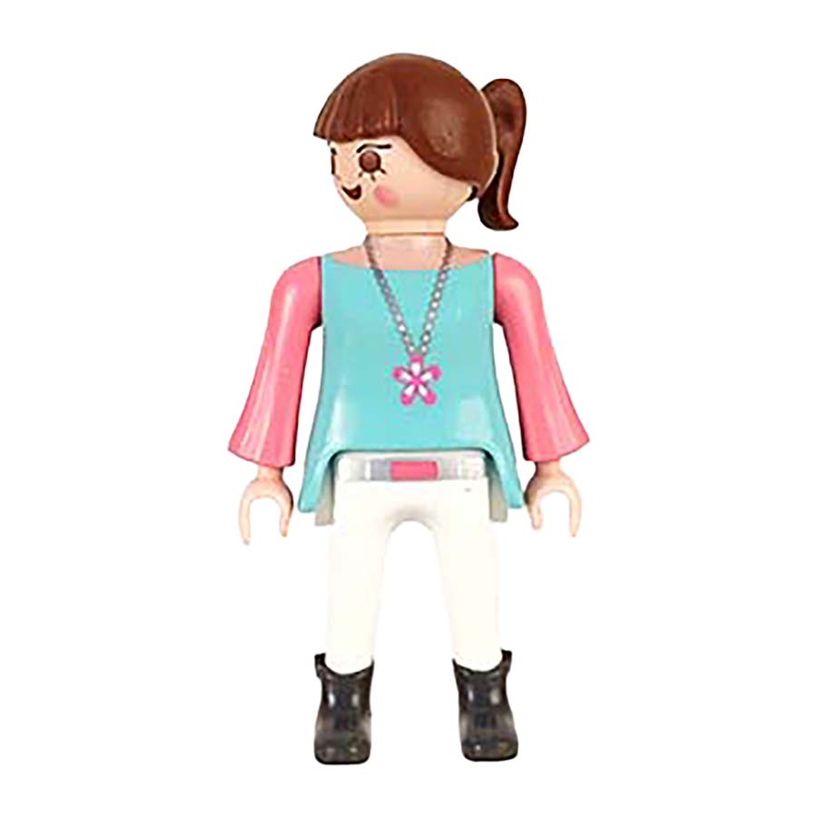 Playmobil Vrouw op hoge poten, Buurvrouw, Regeldame, Vampier, Paardenmeisje