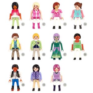 Playmobil Poppetje Vrouw op hoge poten, Buurvrouw, Regeldame, Vampier, Paardenmeisje