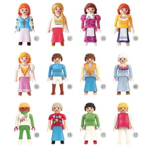 Playmobil Poppetje Oma, Boerin, Schoonmoeder, Hofdame, Puberella, Skivrouw, Paardrijdster, Maria