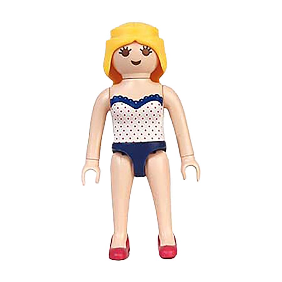 Playmobil Top Models in ondergoed op hoge roze hakken