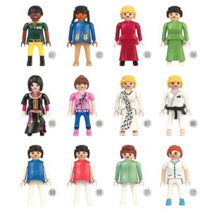 Playmobil Poppetje Heks, Zuster, Vroedvrouw, Judoka, Verzorger, Zangeres