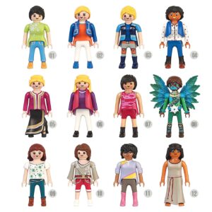 Playmobil Poppetje Playmobil Dames Paardrijdster, Kersttrui, Zomeroutfit, Egyptische dame, Cowgirl, Dierenfan