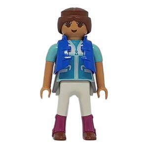 Playmobil getinte puber meisjes in paardrijd kleding