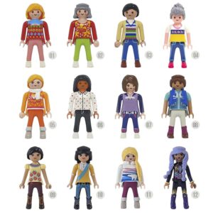 Playmobil Puber meisjes, mama, oma, getinte vrouw en Ayuma Fee