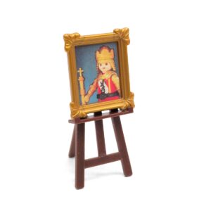 Kunstenaar Schildersezel Schilderij Koning