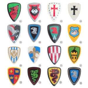 Playmobil Schilden Overzicht ridder ridderkasteel wapen toernooi beschermend schild valk wolf