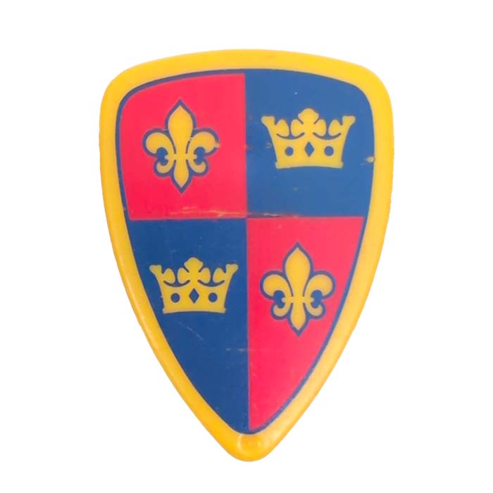 Playmobil Rood-Blauw Koningsschild met Kronen