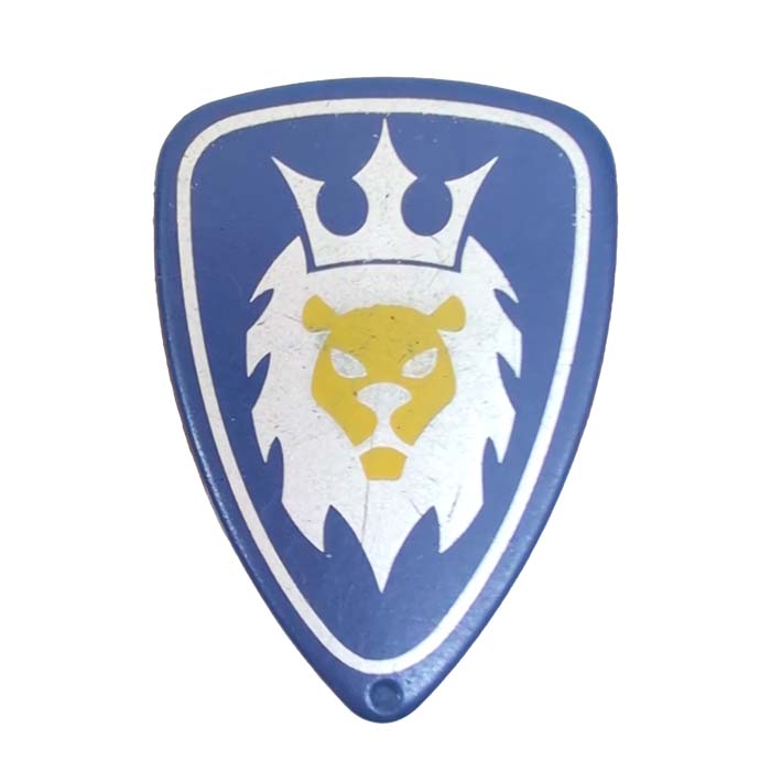 Playmobil Blauw Schild met Witte Leeuwenkroon