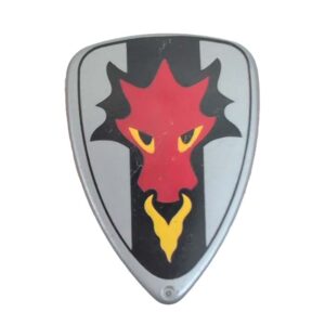 Playmobil Zwart Schild met Rode Draak