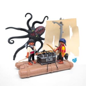 Playmobil 4291 Reuze Inktvis met Piratenvlot