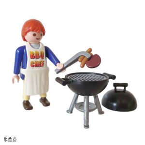 Playmobil BBQ op de camping bij Harry