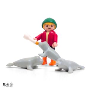 Playmobil Jongen met baby zeehonden