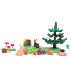 Playmobil 6264 Konijnenfamilie Met Vegetatie