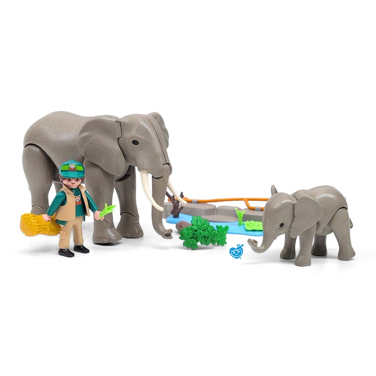 Playmobil 70324 Omheining met olifanten - Afbeelding 2