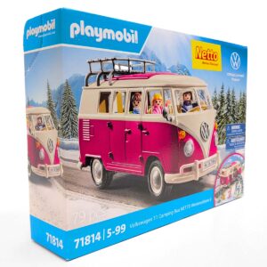 Playmobil 71814 Volkswagen T1 Camper (Roze Netto-editie) ? Incl. Doos SPIKSPLINTERNIEUW