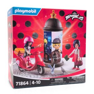 Playmobil 71864 Miraculous Scooterrit in Parijs ? Incl. Doos SPIKSPLINTERNIEUW