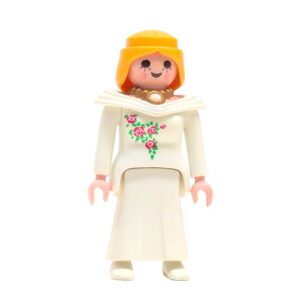 Playmobil Witte Bruid met Bloemenprint zo uit de Huwelijkskoets