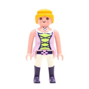 Playmobil Dame Paardenmeisje in Groen-Paars