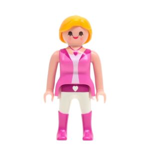 Playmobil Dame Paardenmeisje in Roze-Wit