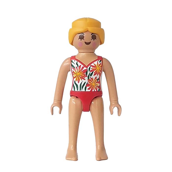 Playmobil Badpak Model zongebruine Dame