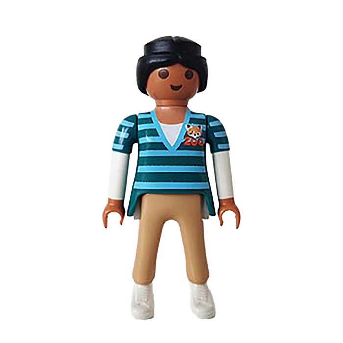Playmobil Mama in jurk, op vakantie, aan het werk