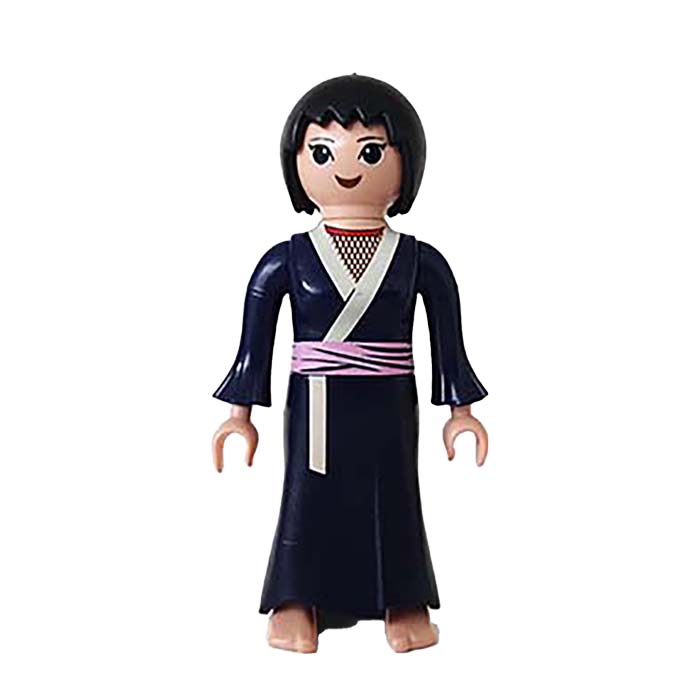 Playmobil Mama in jurk, op vakantie, aan het werk