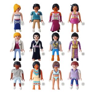 Playmobil Poppetje Mama in jurk, op vakantie, aan het werk