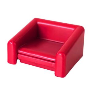 Bank XL Rood uitklapbaar tot bed slaapbank