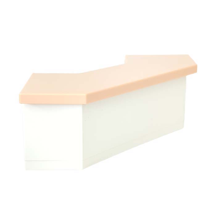 Playmobil Huisinrichting Bureau Balie, driehoeksvorm Wit Creme