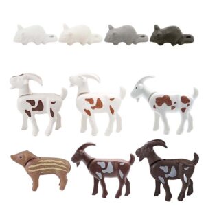 Muis Bok Geit en wild zwijntje