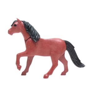PV2B Playmobil Pony, 2019-stijl (Wit/Grijs) (kopie)