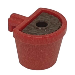 Playmobil Wandbloempot met Aarde - Bordeauxrood