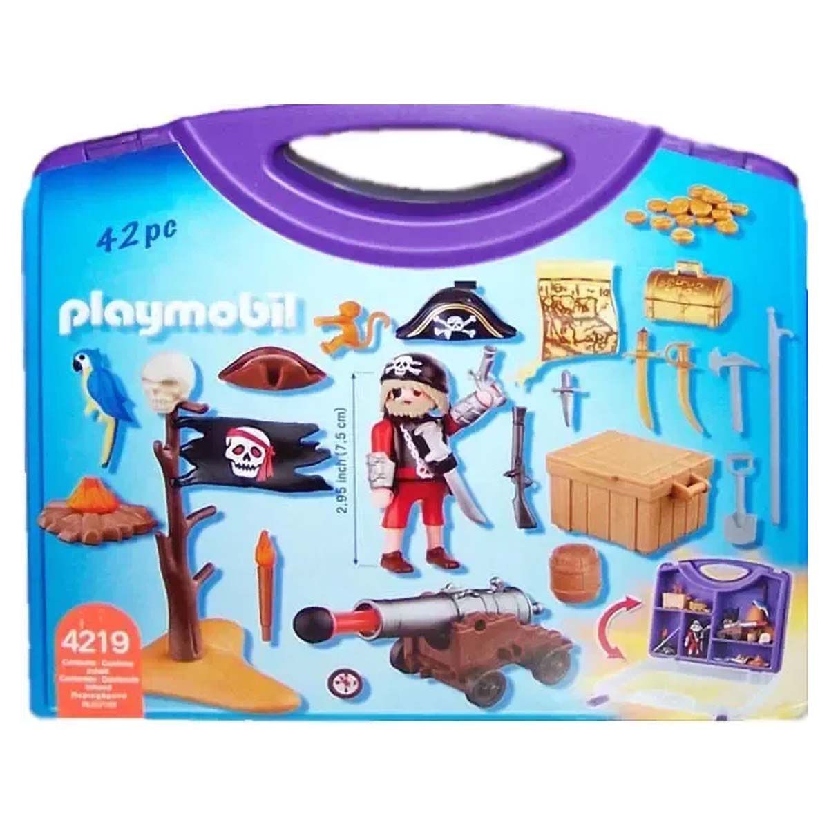 Playmobil 4219 Piraat in Meeneemkoffer - Afbeelding 2