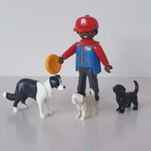 Spelende Honden familie