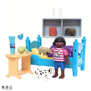 Playmobil Donker Meisje in pyjama
