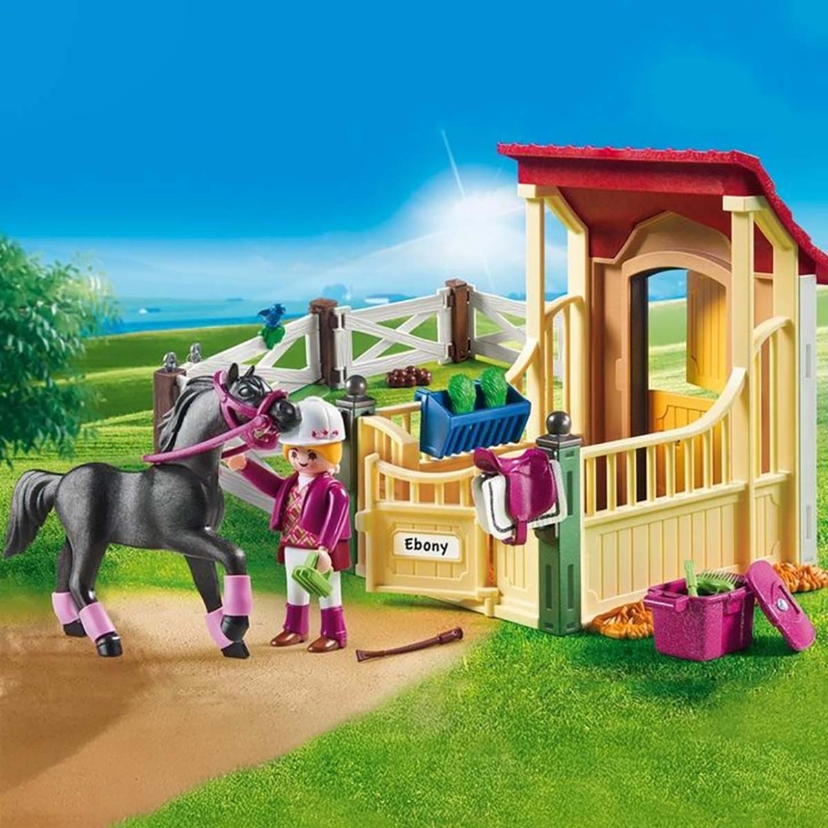 Playmobil 6934 Arabier Met Paardenbox