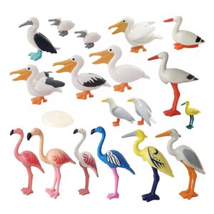 Playmobil Overzicht Vogel Pelikaan, Zee-eend-vogel Ooievaar en Zeevogels