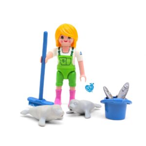 Playmobil Dierenverzorger met zeehondenpups
